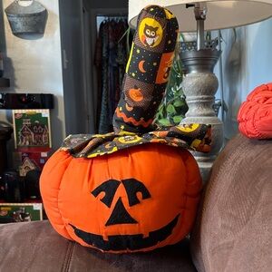 Halloween Pumpkin Plush Decor